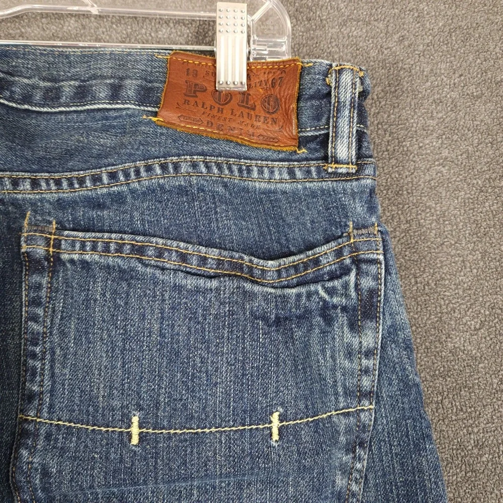 Polo Ralph Lauren Classic Fit Authentic Denim Jeans Mens 35 32‎ Blue Cotton